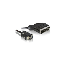 DELOCK 65028 SCART kimenet - VGA bemenet video 2 m kábel kábel és adapter