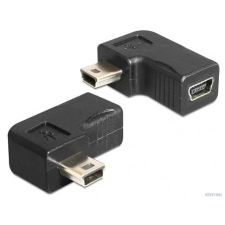 DELOCK 65448 USB-B mini 5pin apa/anya 90°-ban elforgatott adapter kábel és adapter