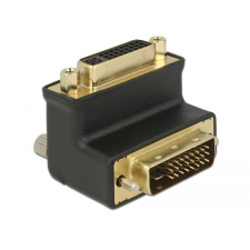 DELOCK 65866 DVI 24+1 - DVI 24+5 derékszögű adapter (delock65866) kábel és adapter