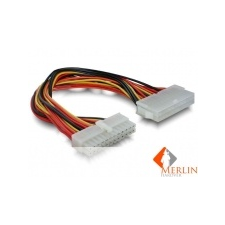 DELOCK 82989 alaplapi ATX hoszabbító kábel 22cm kábel és adapter