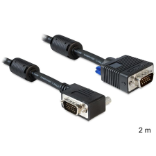 DELOCK 83173 VGA kábel hajlítot apa/apa 2m (83173) kábel és adapter
