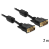 DELOCK 83190 DVI-D 24+1 male --> DVI-D 24+1 male 2m kábel