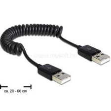 DELOCK 83239 USB 2.0-A apa / apa tekercselt kábel (DL83239) kábel és adapter