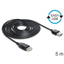 DELOCK 83373 USB 2.0 -A apa &gt; USB 2.0-A anya hosszabbító kábel 5 m kábel és adapter
