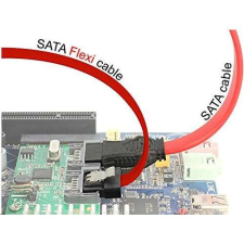 DELOCK 83837 SATA Flexi kábel 100 cm piros (83837) kábel és adapter
