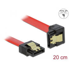 DELOCK 83977 7 érintkezős SATA 6 Gb/s kábel piros-fekete 20cm (delock83977) kábel és adapter