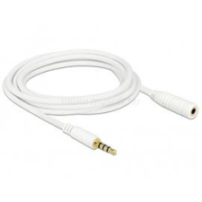 DELOCK 84483 iPhone sztereo Jack 3.5mm apa/anya 4 pin 3m kábel (DL84483) kábel és adapter