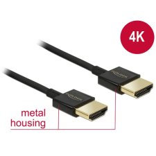DELOCK 84773 HDMI 3D 4K Slim Premium, 2m kábel és adapter