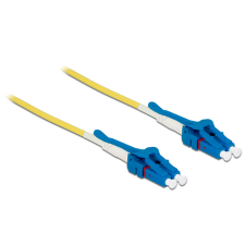 DELOCK 85085 optikai patch kábel LC Duplex 3m - Sárga (85085) kábel és adapter
