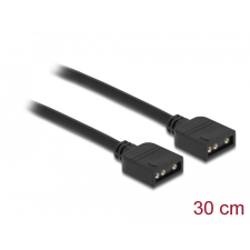 DELOCK 86013 30cm 3 tűs 5V-s RGB/ARGB LED fényhez RGB csatlakozó kábel kábel és adapter
