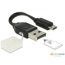 DELOCK 91709 micro USB OTG --> A típusú USB dugó microSD kártyaolvasóval kártyaolvasó