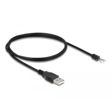 DELOCK A-típusú USB 2.0 kábel apa - 4 db. nyitott vezeték 1 m fekete kábel és adapter