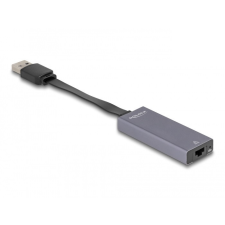 Delock A-típusú USB adapter 2,5 Gigabit LAN vékony kábel és adapter