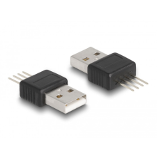 DELOCK Adapter A-típusú USB 2.0 apa 4 tű kábel és adapter