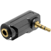 DELOCK - Adapter Audio Stereo 3.5 mm 3 pin plug > jack angled - 65364