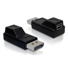 DELOCK adapter displayport male displayport mini female, nikkel bevonat, fekete kábel és adapter