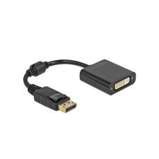 DELOCK Adapter DP 1.1 Stecker zu DVI Buchse Passiv Schwarz (61008) kábel és adapter