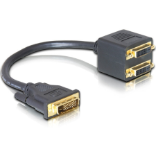 Delock adapter DVI25 apa > 2x DVI25 anya kábel és adapter