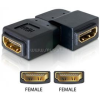 DELOCK adapter HDMI anya > HDMI anya 90  balra (DL65078)