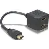 DELOCK Adapter HDMI male -> 2x HDMI female - 65056