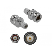DELOCK Adapter N-hüvely apa RP-SMA-dugó 10 GHz kábel és adapter