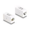  Delock Adapter RJ45 anya - RJ45 anya Cat.6A UTP, fehér