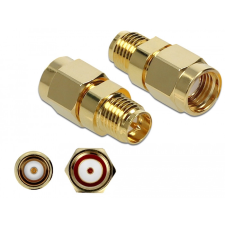 DELOCK Adapter RP-SMA-dugó apa RP-SMA csatlakozóhüvely 10 GHz kábel és adapter
