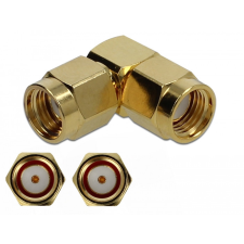 DELOCK Adapter RP-SMA-dugó apa RP-SMA-dugó 90 10 GHz kábel és adapter