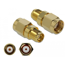 DELOCK Adapter RP-SMA-dugó apa SMA csatlakozóhüvely 10 GHz kábel és adapter