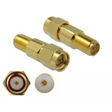 DELOCK Adapter SMA-dugós csatlakozó apa RP-SMA-csatlakozóhüvely 3 GHz kábel és adapter