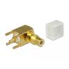 DELOCK Adapter, SMC jack 90 fokban ívelt PCB