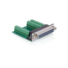 DELOCK Adapter Terminalblock 27Pin -> D-Sub25 Buchse (65317) kábel és adapter
