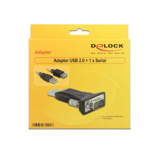 DELOCK Adapter USB 2.0 > 1 x Serial kábel és adapter