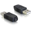 DELOCK adapter USB micro 2.0 A+B (F) - USB Type A 2.0 (M)