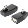 DELOCK adapter USB micro-B apa > USB 2.0-A anya, OTG, 90 -ban forgatott (DL65474)