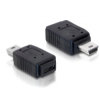 DELOCK Adapter USB mini male > USB micro-A+B female