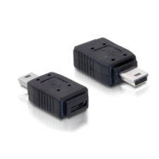 DELOCK Adapter USB mini male > USB micro-A+B female kábel és adapter