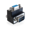 DELOCK Adapter VGA male / female 270° angled (65247)