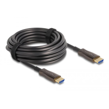 DELOCK Aktív optikai HDMI kábel fém borítással 8K 60 Hz 10 m (86029) (D86029) kábel és adapter