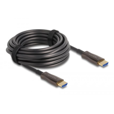 DELOCK Aktív optikai HDMI kábel fém borítással 8K 60 Hz 50 m (86034) kábel és adapter