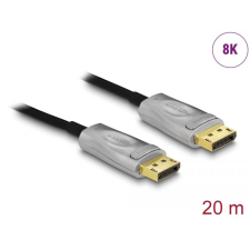 DELOCK aktív optikai kábel DisplayPort 1.4 8K 20 m (85887) (del85887) - DisplayPort kábel és adapter
