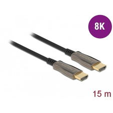 DELOCK Aktív optikai kábel HDMI 8K 60 Hz 15 m (84037) audió/videó kellék, kábel és adapter