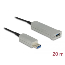 DELOCK aktív optikai kábel USB 5Gbps-A apa > USB 5Gbps-A anya 20m (83739) (delock83739) kábel és adapter