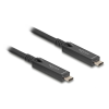 DELOCK Aktív optikai USB-C 8K Video + adat + PD kábel 10 m