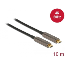 DELOCK Aktív optikai video kábel USB-C csatlakozóval 4K 60 Hz 10 m (84103) egyéb hálózati eszköz