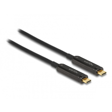  Delock Aktív optikai video kábel USB-C csatlakozóval 4K 60 Hz 5 m kábel és adapter