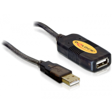 DELOCK aktív usb 2.0 hosszabbító kábel, 5 m. kábel és adapter