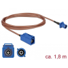 DELOCK Antenna kábel FAKRA C-hüvely > FAKRA C-dugó RG-316 1,8 m
