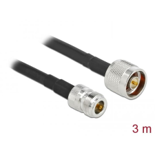 DELOCK antenna kábel N-dugó - N-hüvely LMR/CFD300 3m (90457) (DE90457) kábel és adapter