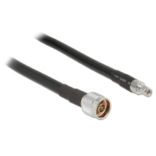 DELOCK antenna kábel N-dugó > RP-SMA-dugó CFD400 LLC400 1m (13019) (DE13019) kábel és adapter